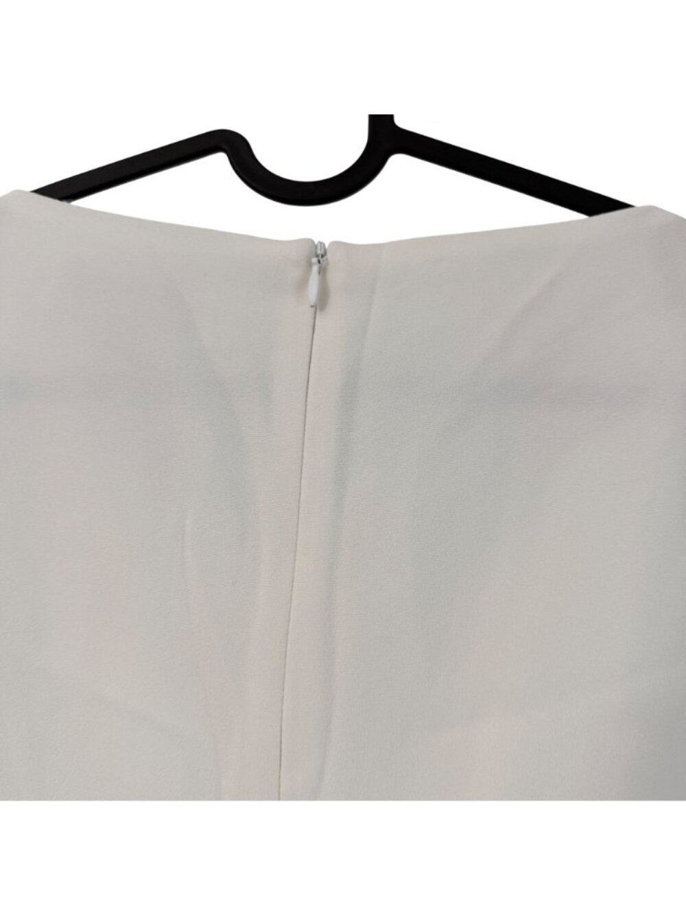 The Fold London Ivory Boswell Structured Top Short Sleeve Womens UK14 Large - Picture 5 of 7